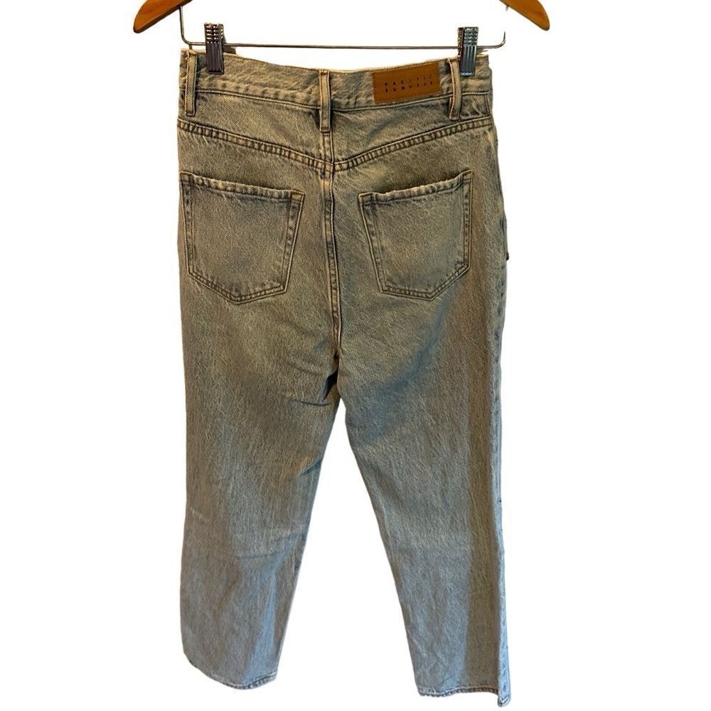 ☀️ PACSUN High Rise Straight Button Fly Jeans - Picture 3 of 6